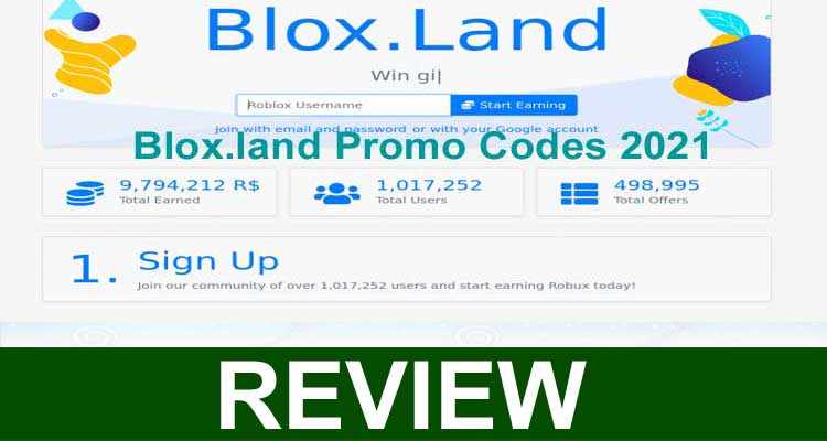 Blox Land Promo Code February 2022 