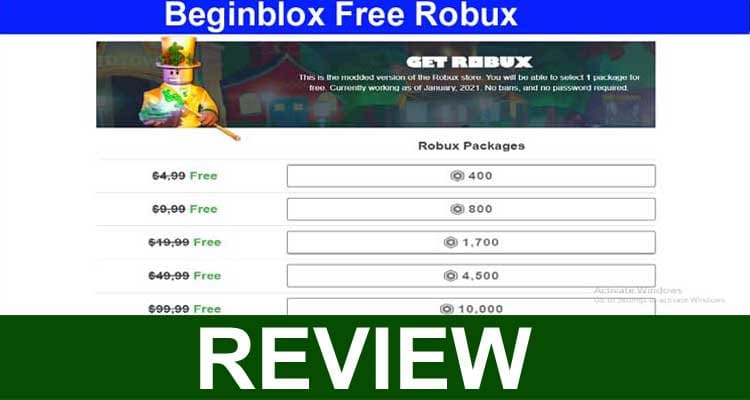 Beginblox Free Robux {Feb 2021} Need Free Robux – Read!